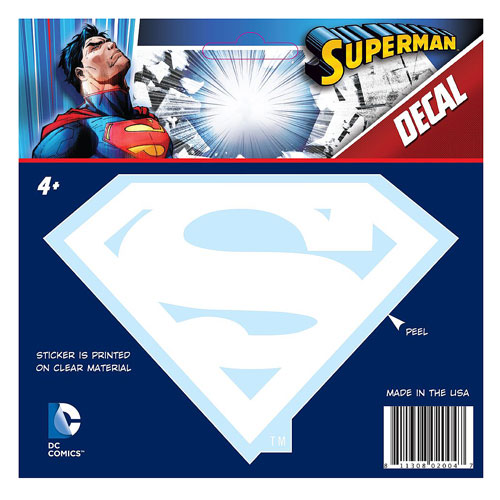 Superman Classic Logo White Decal